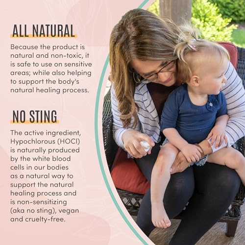 BLDG Active Skin Repair daily premium baby care spray application demonstration
