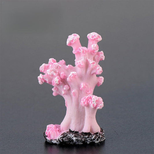 Havilah simulation resin coral aquarium ornaments front view in multicolor