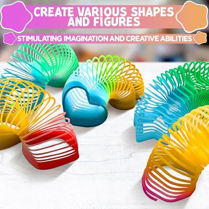 Twenty-five pack configuration of the DIMROM miniature stress relief spring toys