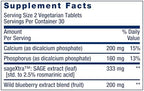 Life Extension Cognitex Elite Pregnenolone ingredients list panel