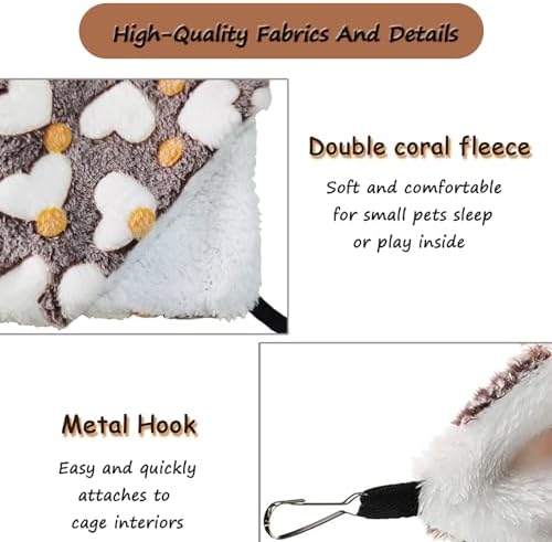 Oineedu love coffee pattern pet hammock hanging