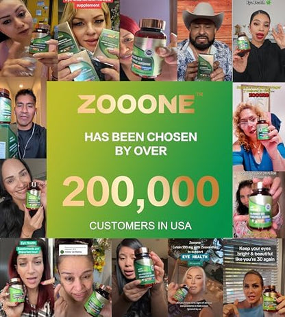 Detailed view of Zooone eye vitamin nutritional facts and ingredients