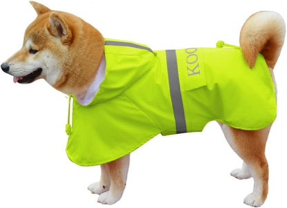 Pet Large Dog Raincoat Apparel Poncho Waterproof for Medium Large Sized for Dog Raincoat Clothes Jacket,Dog Rain Jacket (Red,4XL) - Image 11
