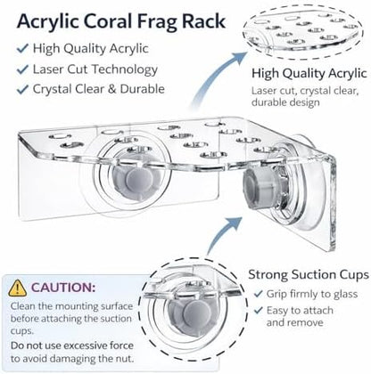 Kcrygogo aquarium coral stand base packaging layout displaying two racks