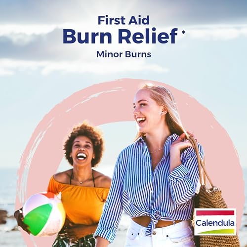 Back view of Boiron Calendula Burn Ointment showing homeopathic active ingredients.