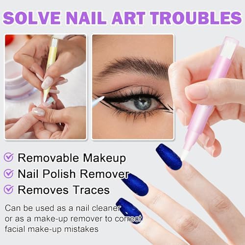 Colorful nail polish corrector pens for DIY nail art