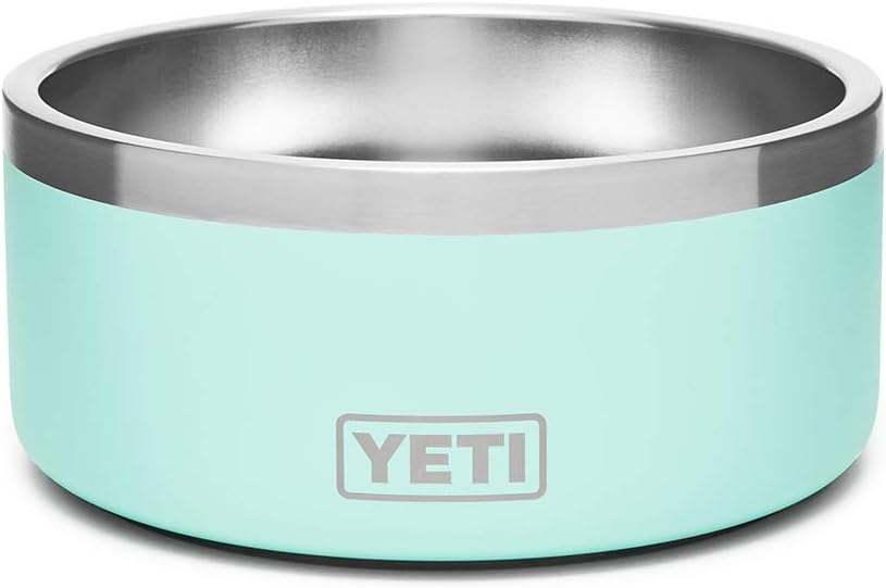 YETI Boomer 4 double wall stainless steel pet bowl on floor