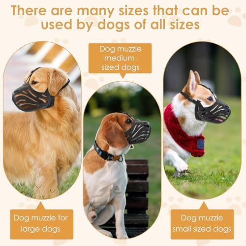 KnJuLee black silicone dog muzzle packaging