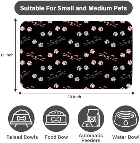 Thmasamwr Eco Friendly Dog Placemat packaging details