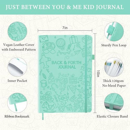 Simsimy interactive journal open to show writing prompts