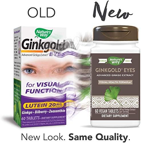 Nature's Way, Ginkgold Eyes, 60 Vegan Tablets (Pack of 4) - Image 3