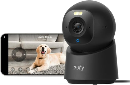 eufy Security 4K Indoor Camera E30-No Subscription,Work as Pet Camera,Nanny/Baby Monitor,360 degrees Pan&Tilt,AI Auto Tracking,AI Detection,24/7 Recording,Color Night Vision,Two-Way Audio,Works with HomeKit - Image 9