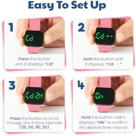 Toddler wearing pink Benny Bradley's potty training device
