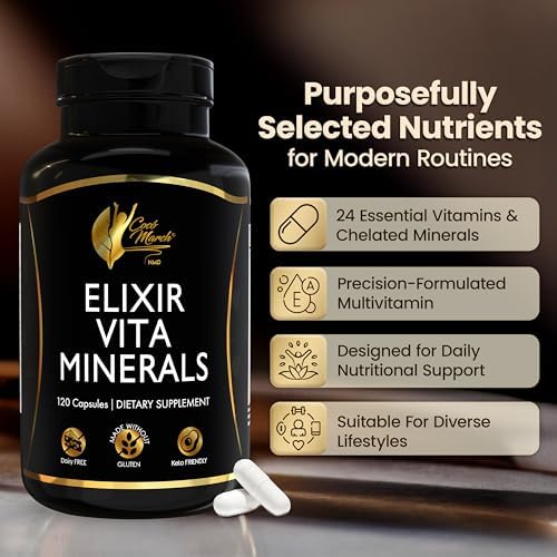 High potency USA imported wellness multivitamins showing nutritional facts label.