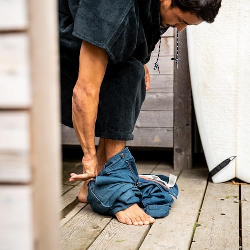 Slowtide absorbent surf poncho lifestyle product view