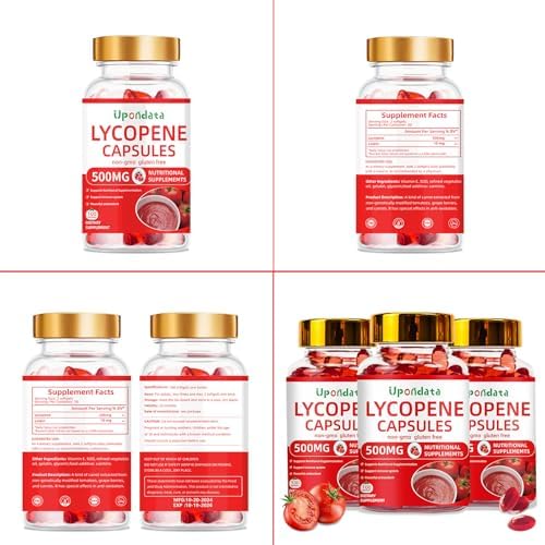 Upondata Lycopene Capsules ready for daily wellness routine