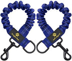 Snagle Paw shock absorbing leash extension showing metal clip