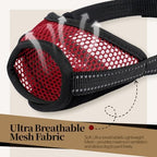 Premium nylon mesh pet guard with soft interior padding
