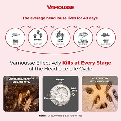 Authentic USA imported Vamousse lice treatment for Indian families