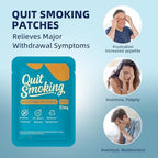 RSGRT 24 hour release 21mg smoking cessation patch box back details