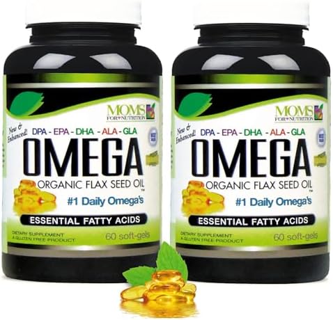Ecostream Naturals essential fatty acids fish oil and flax seed oil softgels dietary supplement.