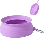 SLSON Spill Proof Dog Water Bowl for Cars,Collapsible No Splash Dog Travel Bowls Integrated Molding Portable Pet Bowl for Vehicle Road Trip Truck,RV,SUV,Boat Accessories (Cold Grey) - Image 9