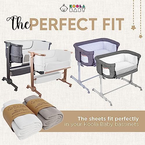 KoolerThings bassinet sheets compatible with rectangular mattresses