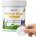 Dylan's Cabin Pet Eye Wipes tub front view showcasing tear stain remover pads.