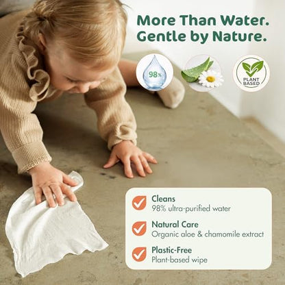 Naty 168 count wipe pack bundle side view