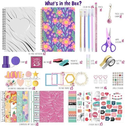 Laoese journal kit showing 150 plus accessories and stationery items