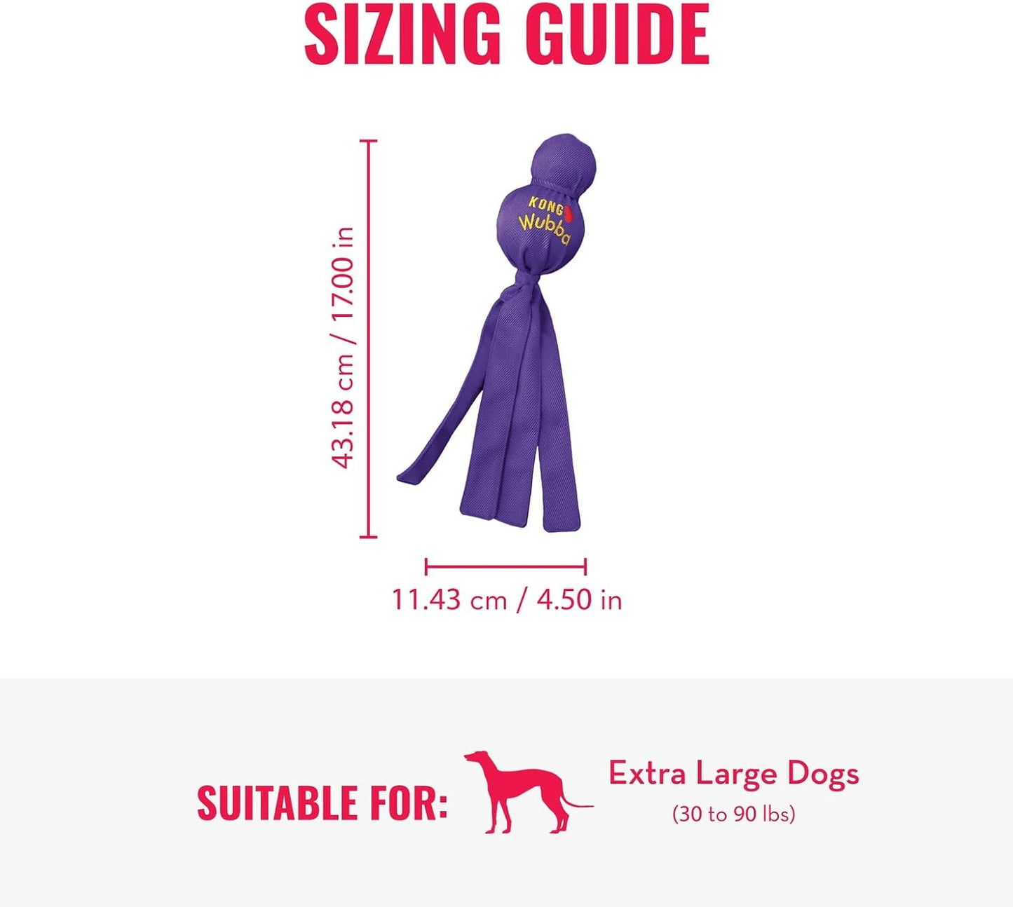 Durable reinforced nylon dog toy for large breed pets.