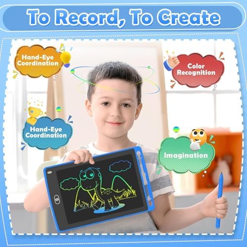 Colorful 8.5 inch LCD doodle board writing surface