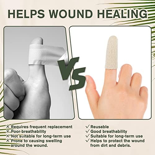 Evridwear moisture wicking thumb protector sleeve showing the breathable texture and elastic band.