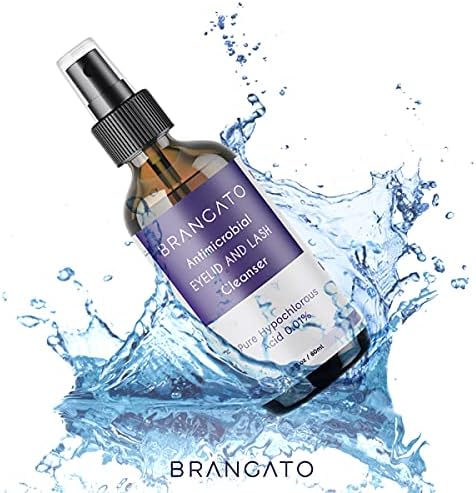 Brangato antimicrobial hypochlorous acid spray packaging showing FDA-cleared status.