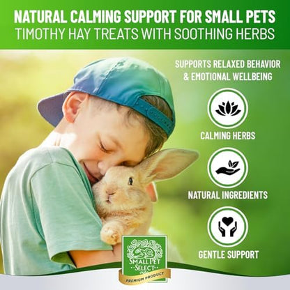 Grain free small animal anxiety relief supplements with chamomile and lavender