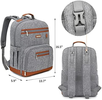 BILLITON MASHI multi function travel bag with the included portable changing pad laid out next to it.