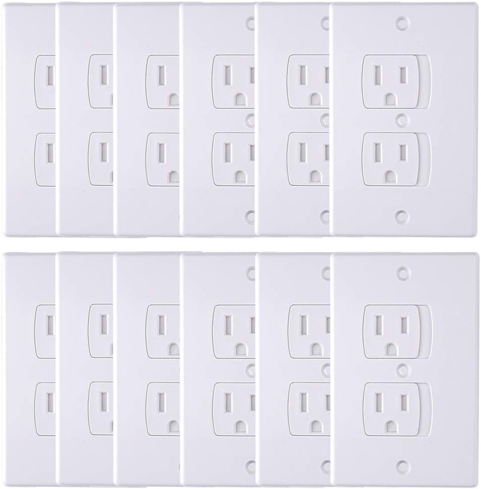 Austor baby safety electric outlet covers set of 12