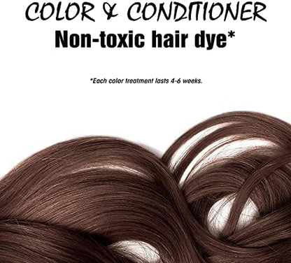 Light Mountain dark brown henna powder texture