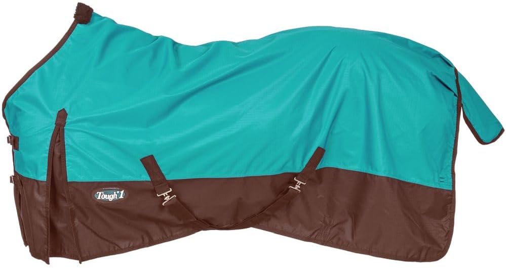 Close up view of the Tough 1 600D nylon outer shell fabric showing the ripstop texture and waterproof surface.