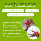 Alpha Lipoic Acid and B vitamin nerve health supplement bottle