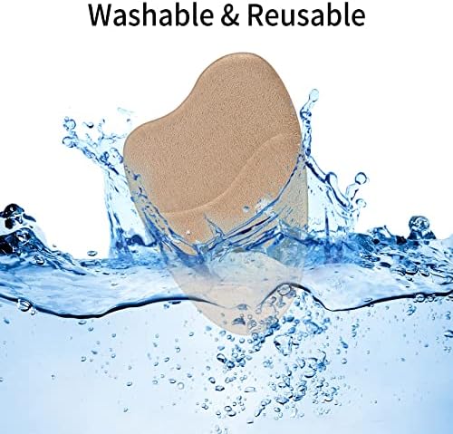 Soft suede ball of foot cushions for open toe sandals and pumps