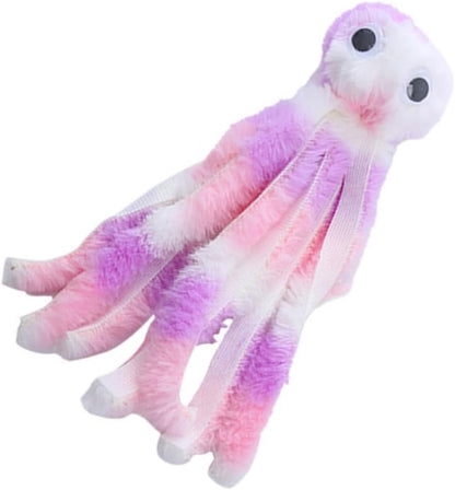 Interactive catnip infused kitten toy showing the soft chewable texture