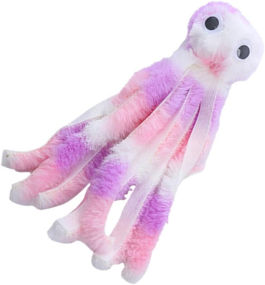 Interactive catnip infused kitten toy showing the soft chewable texture