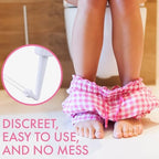 Cynpel portable bidet Dusty Rose bottle with angled spray nozzle.
