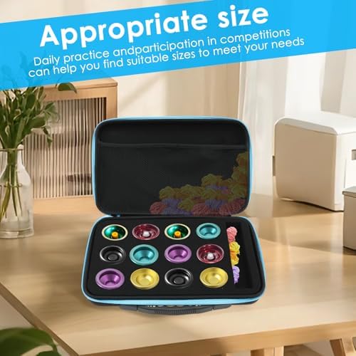 Glmfan portable yoyo organizer showing foam compartments