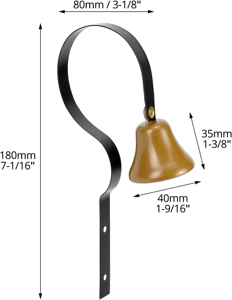 Antique style service bell for office and home use