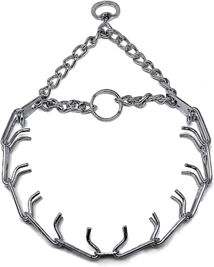 Herm Sprenger Prong Dog Training Collar - 16" Long with 2.25mm Gauge (for Dogs up to 40lbs) - Fits 13" Neck, Extendable to 19" Neck with Additional Prong Links - Chrome Plated Steel, Made in Germany - Image 10