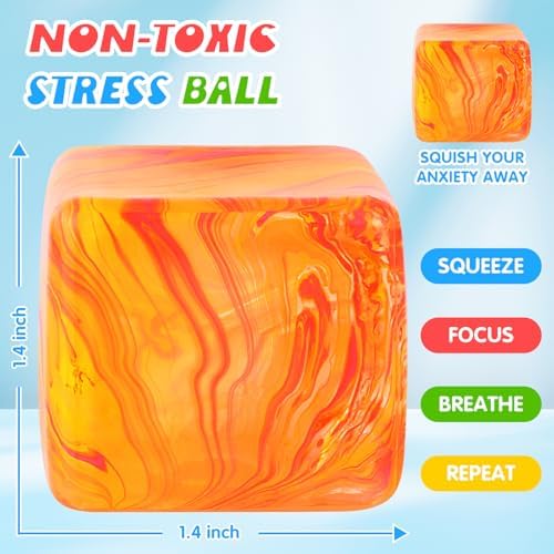 Drephere mini sugar ball anxiety relief cubes in pink green orange and purple colors