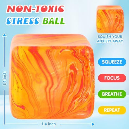 Drephere mini sugar ball anxiety relief cubes in pink green orange and purple colors