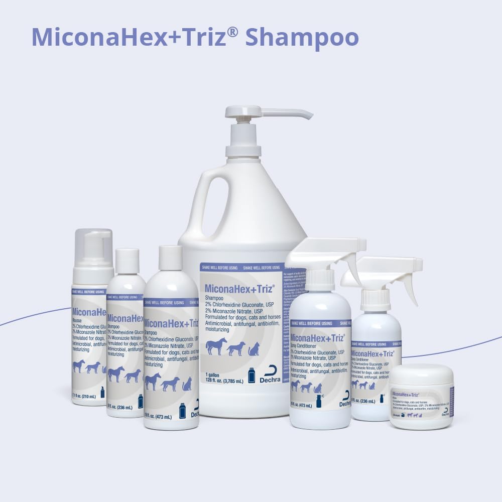 Authentic USA imported MiconaHex+Triz pet shampoo